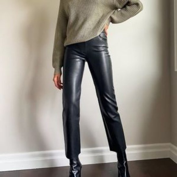 Aritzia Melina vegan leather pants - Picture 3 of 9